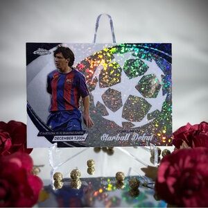 Lionel Messi Star Ball Debut rookie card
